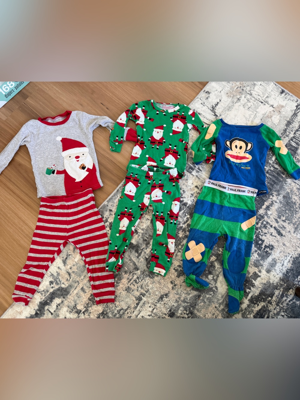 Baby Boy Holiday Pajamas Set of 3